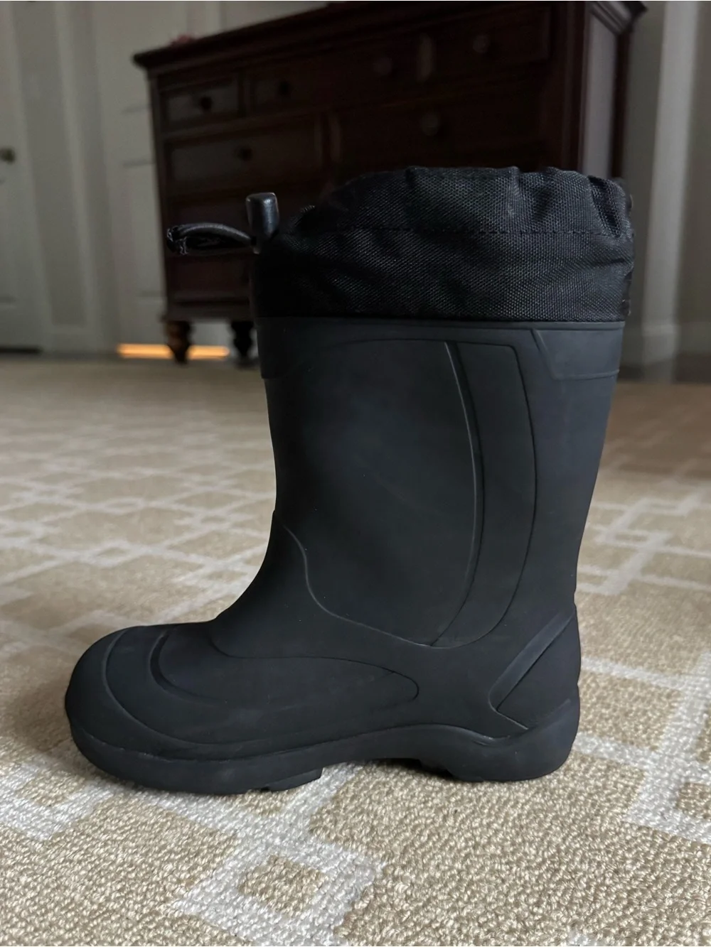 Kamik Kids Snobuster Waterproof Insulated Winter Snow Boots Black 12 Toddler
